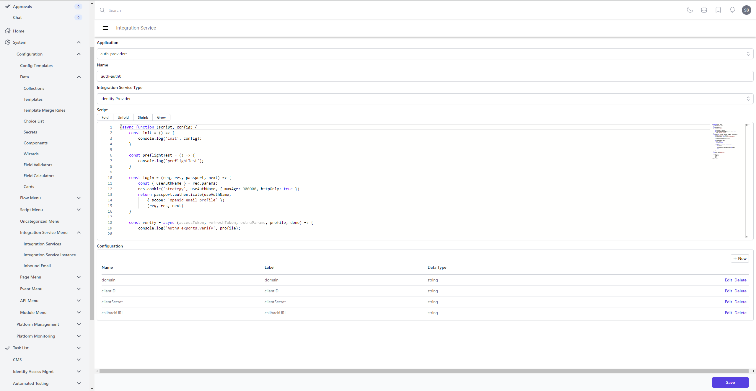 An AlacrityCore integration service